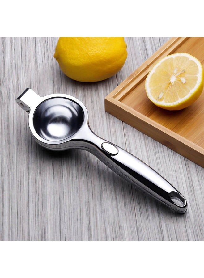 Manual Stainless Steel Lemon and Citrus Squeezer - Ergonomic and Durable Design 20 cm - Image 3